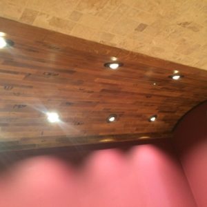 wine barrell celling